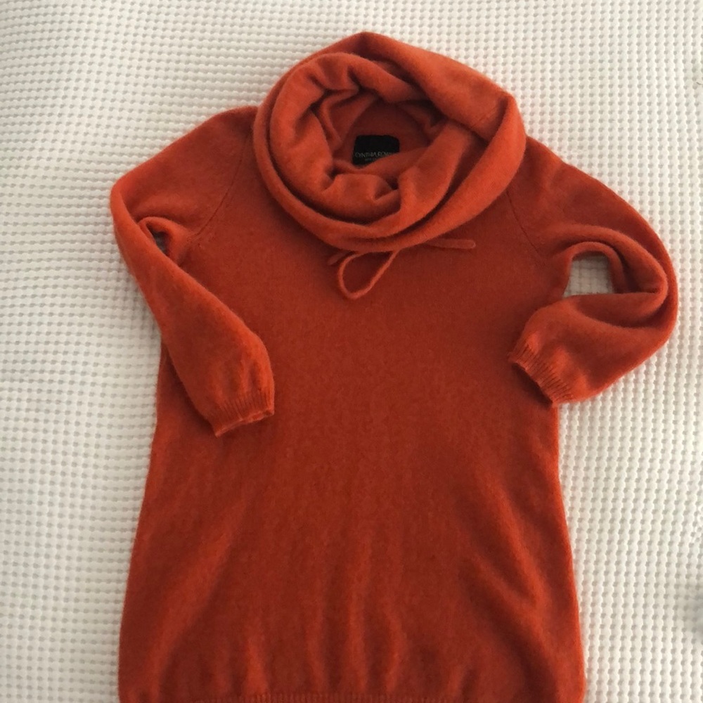 Cynthia Rowley cashmere cowl-neck sweater